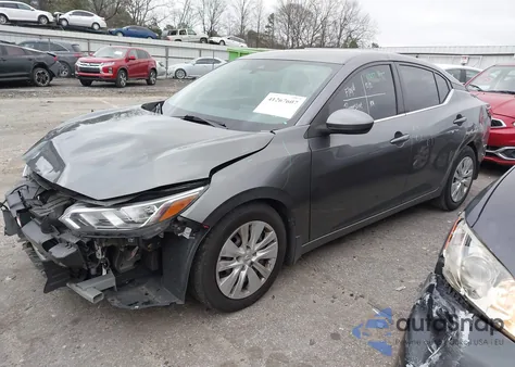 2022 Nissan Sentra S z USA, uszkodzony, nr VIN 3N1AB8BV9NY229847